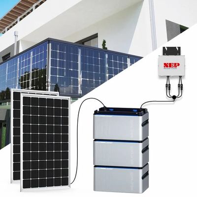 গুণমান  Plug And Play Balcony Solar System With Battery Micro Inverter Balcony Battery কারখানা