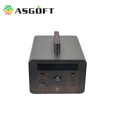 220V আউটডোর ব্যাটারি পোর্টেবল পাওয়ার স্টেশন 1000w সোলার জেনারেটর 12V 5A