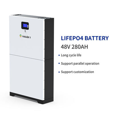 8000 সাইকেল 280ah সোলার স্ট্যাকেবল 48v Lifepo4 এনার্জি স্টোরেজ ব্যাটারি পাওয়ারওয়াল পরিবারের জন্য