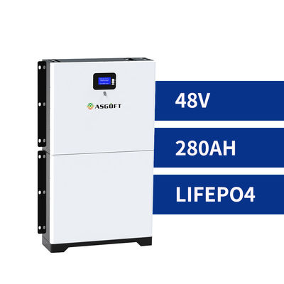 8000 সাইকেল 280ah সোলার স্ট্যাকেবল 48v Lifepo4 এনার্জি স্টোরেজ ব্যাটারি পাওয়ারওয়াল পরিবারের জন্য