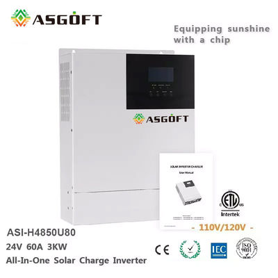 3Kw 4Kw 5Kw 6Kw একক ফেজ অন অফ গ্রিড MPPT সোলার ইনভার্টার 220V ODM