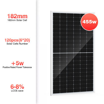 সোলার ব্যাটারি সহ 300w 450w 460w Mono PERC PV প্যানেল 12v