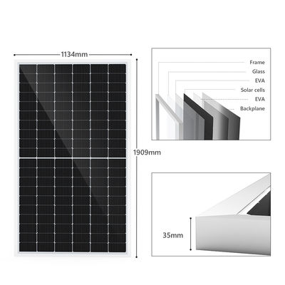 সোলার ব্যাটারি সহ 300w 450w 460w Mono PERC PV প্যানেল 12v