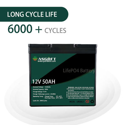 CETL Lifepo4 50ah 12V লিথিয়াম ব্যাটারি প্যাক বৈদ্যুতিক গাড়ির জন্য রিচার্জেবল 8 কেজি