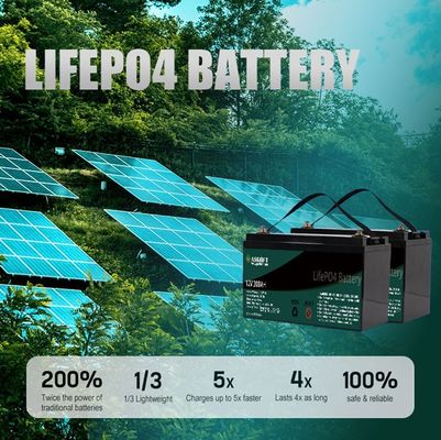 12.8v 12V লিথিয়াম ব্যাটারি প্যাক 200ah 100ah 120ah 240ah 400ah গল্ফ কার্ট পাল তোলা নৌকার জন্য