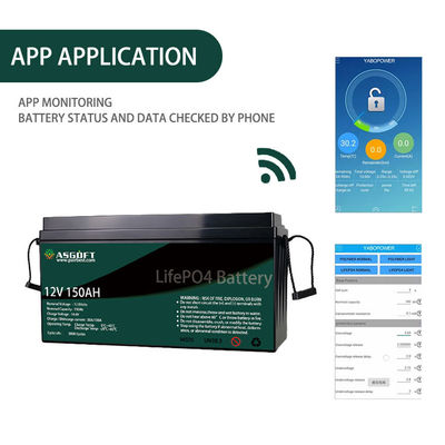 ASGOFT Lipo4 Lifepo4 ব্যাটারি 100ah 150AH 12 ভোল্ট লি আয়ন ব্যাটারি প্যাক