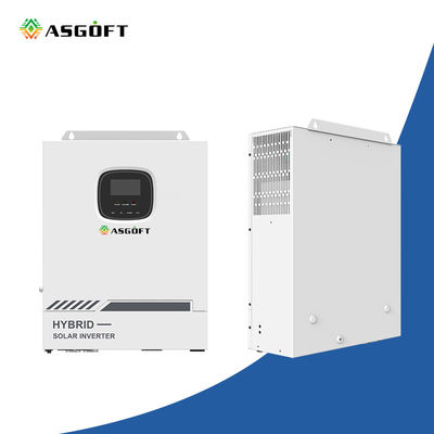 5.5KW 5.5KVA MPPT হাইব্রিড সোলার ইনভার্টার অফ গ্রিড অন গ্রিড 80A 500VDC