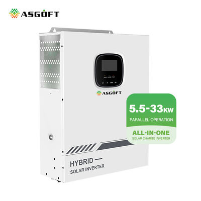 হাইব্রিড সোলার 5000w 5kw ইনভার্টার 48v গ্রিড সংযুক্ত বৈদ্যুতিন সংকেতের মেরু বদল বাড়ি এবং সরকারের জন্য
