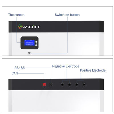 হোম LFP LiFePO4 পাওয়ারওয়াল সোলার ব্যাটারি 48V 100Ah 200Ah 5Kwh 10Kwh 20Kwh