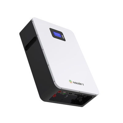 48v 51V Lifepo4 ব্যাটারি লিথিয়াম 100Ah 5.12kwh 10kw বিল্ট-ইন BMS পাওয়ারওয়াল Lcd ডিসপ্লে সহ