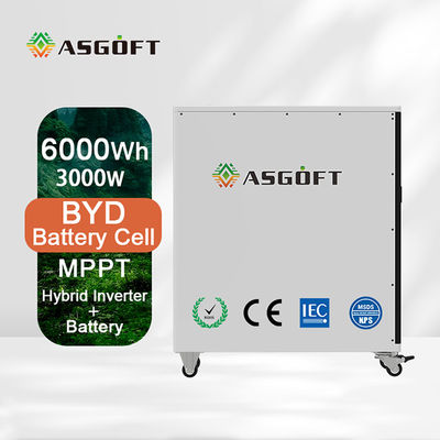 BESS পোর্টেবল 6Kwh lifepo4 ব্যাটারি প্যাক 3KW ইনভার্টার আউটপুট মোবাইল জেনারেশন