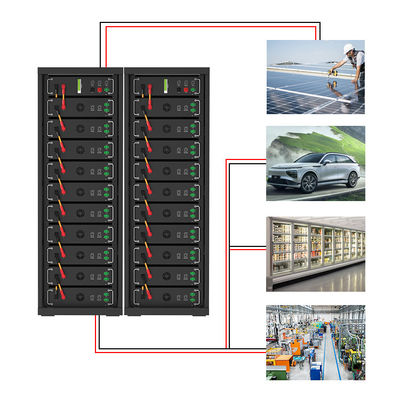 হাই ভোল্টেজ র্যাক স্টাইল লাইফপো 4 ব্যাটারি 15kwh 20kwh 30kw 50kw 100Kw শিল্প শক্তি সিস্টেম