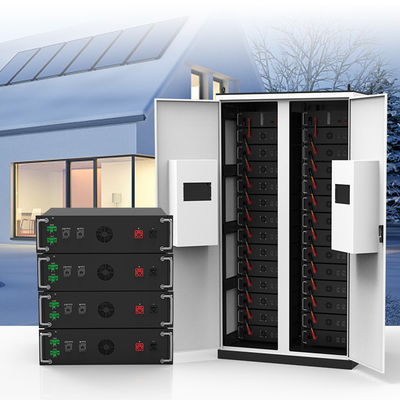 100kwh বাণিজ্যিক সৌর শক্তি সঞ্চয় ব্যাটারি 200KWH Lifepo4 হাইব্রিড ইনভার্টার ব্যাটারি শক্তি সিস্টেম