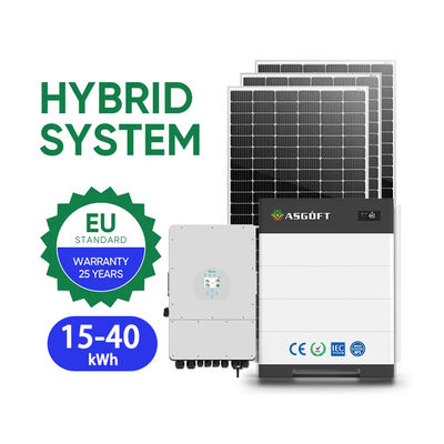 উচ্চ ভোল্টেজ 100Ah সৌর জেনারেটর 15kwh-40kw স্ট্যাকযোগ্য শক্তি সঞ্চয় ব্যাটারি 100Ah হোম লিথিয়াম আয়ন ব্যাটারি