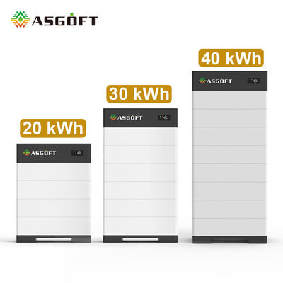 সোলার ব্যাটারি কেস সিস্টেম 15kwh 20kwh 25kw 30kw 35kw 40kw স্ট্যাকযোগ্য সোলার জেনারেটর