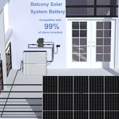 ব্যালকনি পাওয়ার স্টেশন 800W মাইক্রো ইনভার্টার ব্যালকনি সৌর সিস্টেম ব্যাটারি 1000W