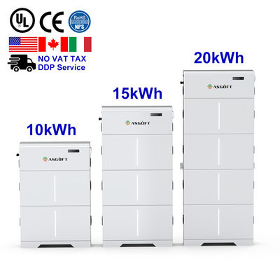 সোলার এনার্জি স্টোরেজ হোম 10kWh 15kWh 20kWh হাই ভোল্টেজ স্ট্যাকড LiFePO4 ব্যাটারি