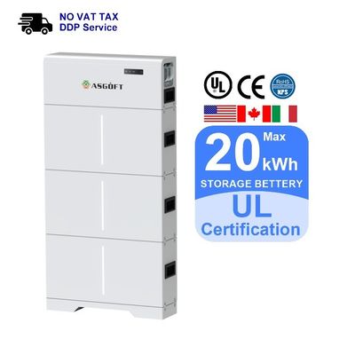 উচ্চ ভোল্টেজ LiFePO4 ব্যাটারি প্যাক 20kwh শক্তি সঞ্চয় লিথিয়াম আয়ন ব্যাটারি