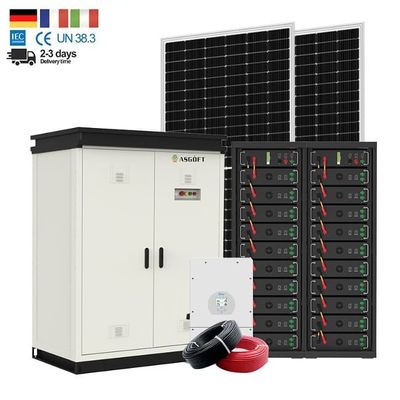 50kw 100KW ফার্ম অফ গ্রিড পাওয়ার অন গ্রিড ইন্ডাস্ট্রিয়াল এনার্জি স্টোরেজ সিস্টেম ব্যাটারি