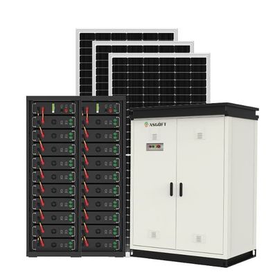 50KW 100KW আউটডোর লিথিয়াম ব্যাটারি স্টোরেজ সিস্টেম হাইব্রিড মাইক্রোগ্রিড পাওয়ার প্ল্যান্ট