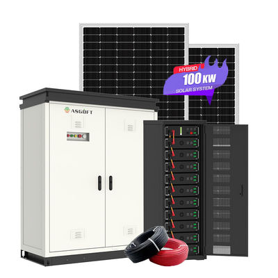 OEM/ODM শিল্প ও বাণিজ্যিক অন গ্রিড সৌর বিদ্যুৎ সিস্টেম 100KW সৌর ব্যাটারি